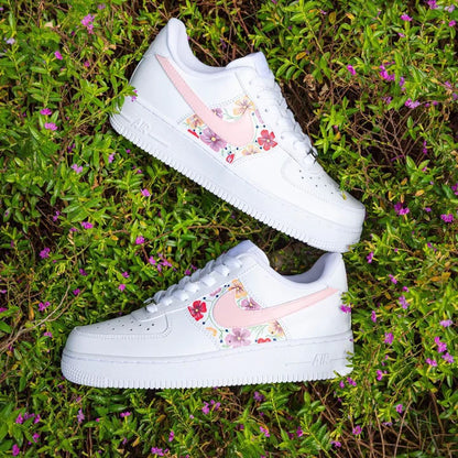 Air Force 1 Flores rosas custom