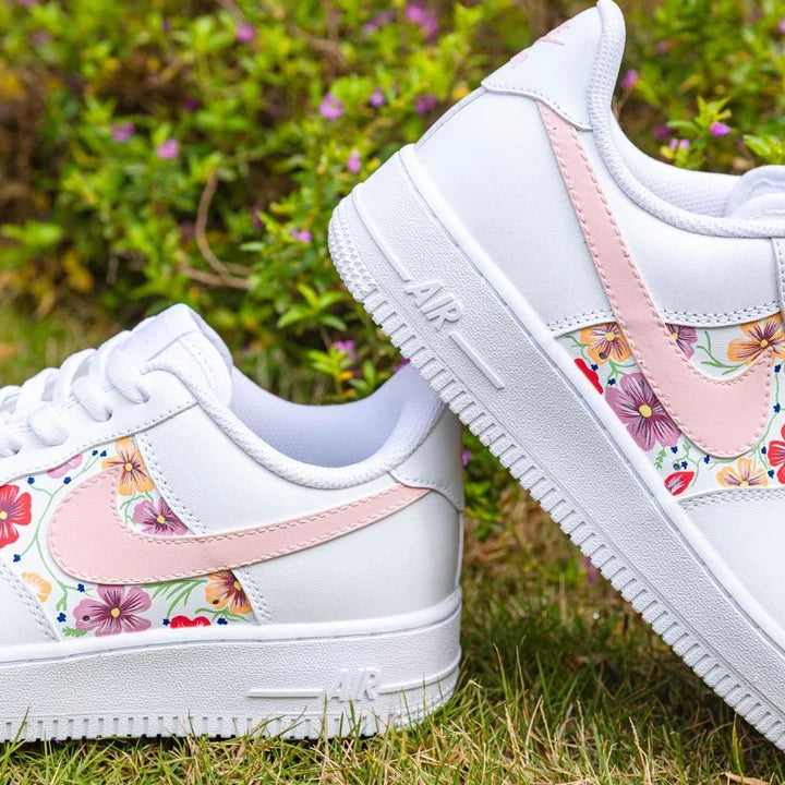 Air Force 1 Flores rosas custom