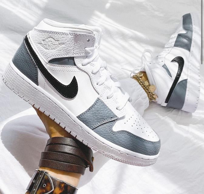 Jordan 1 gris & negro