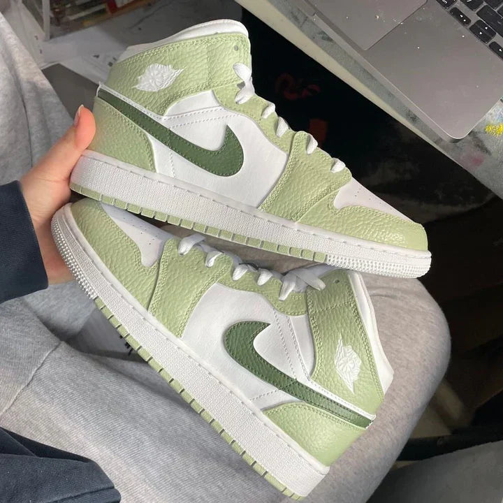 Jordan 1 custom verde