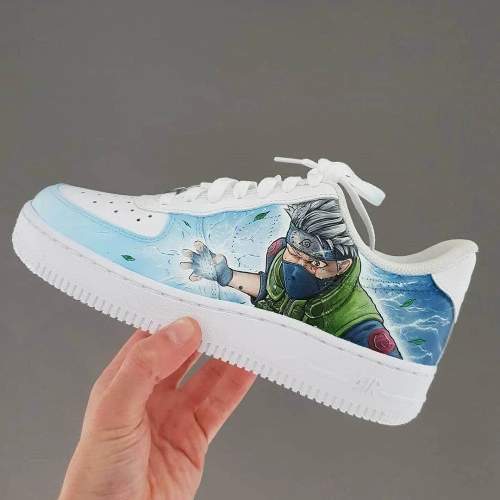 Air Force 1 kakashi Hatake anime custom