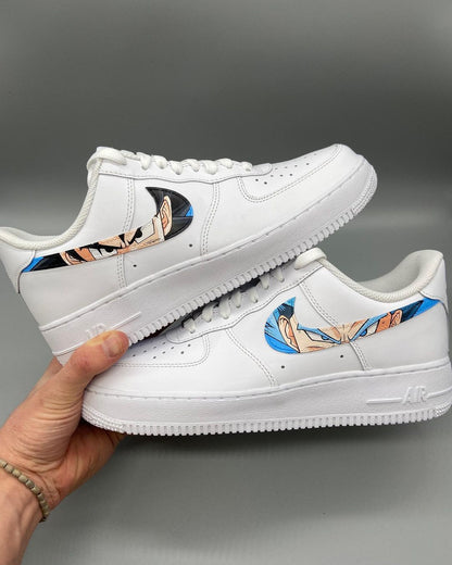 Air Force 1 dragon ball goku x vegeta anime custom