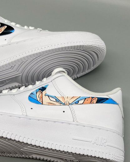 Air Force 1 dragon ball goku x vegeta anime custom