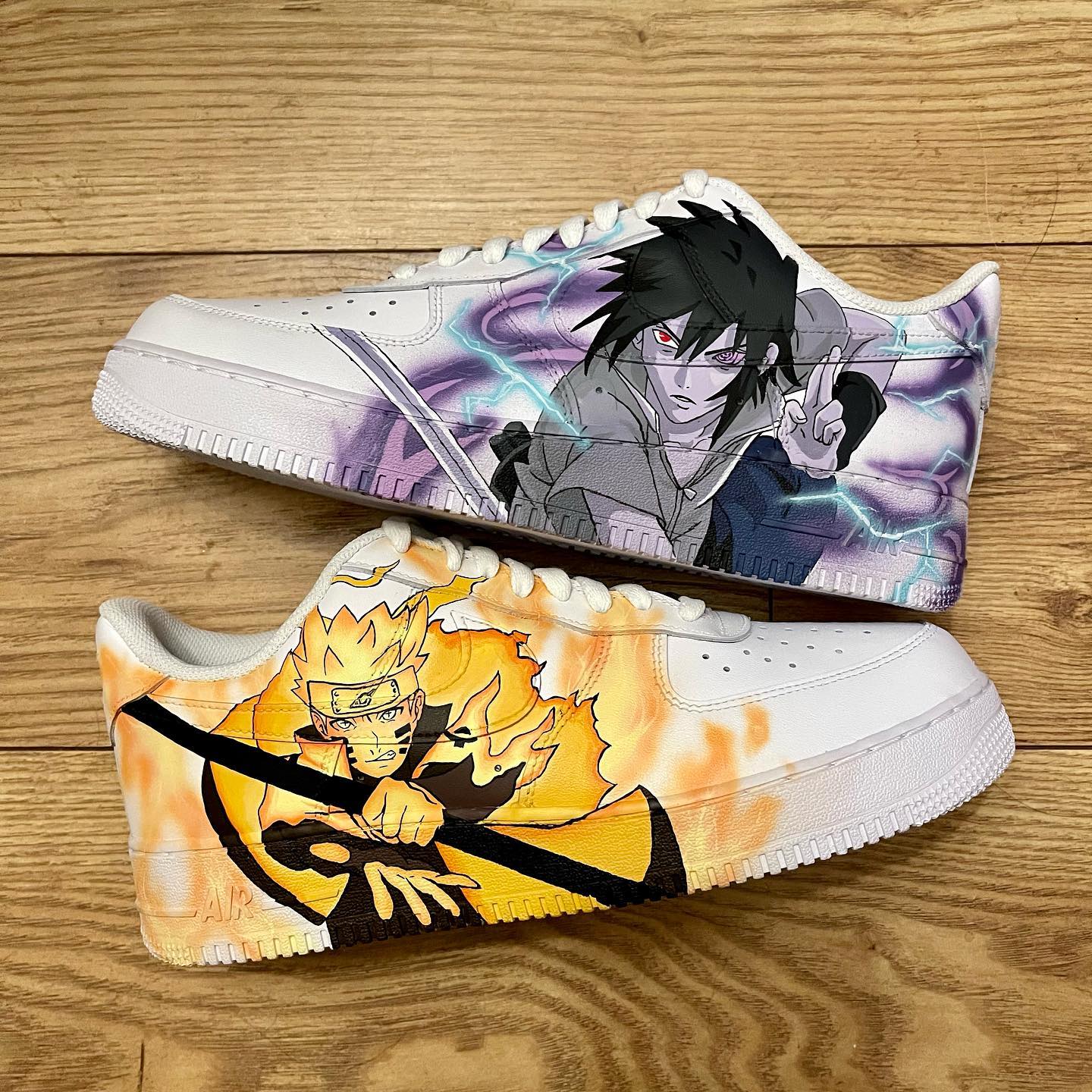 Air Force 1 Naruto x sasuke anime custom