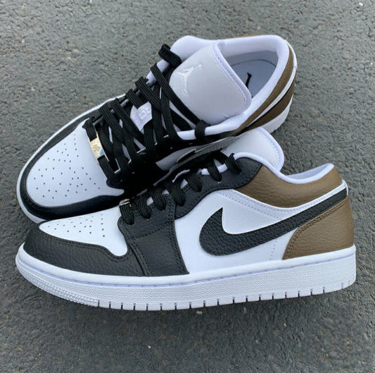 Jordan 1 low dark mocha custom